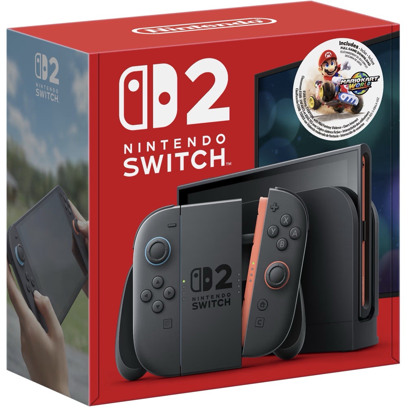 Nintendo Switch™ 2 + Mario Kart™ World Bundle – Factory Sealed – FAST SHIPPING!!