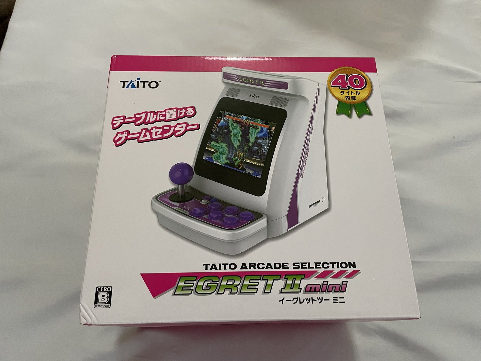 TAITO Egret 2 II Mini Arcade Cabinet Console Built-In Games TAS-H-001 #462 z#40