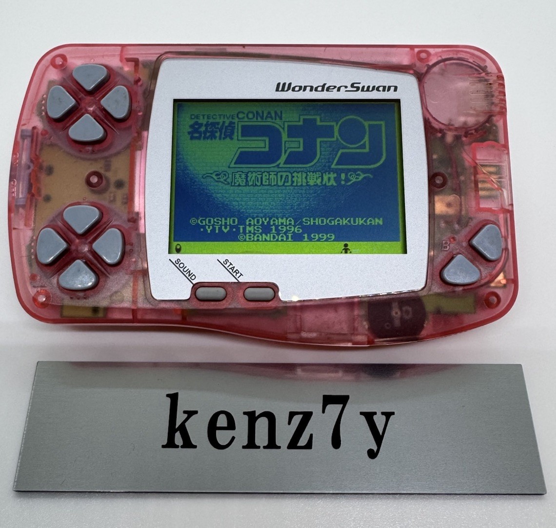 Bandai Wonder Swan Console Only Skeleton Pink WonderSwan JAPAN Handheld Used