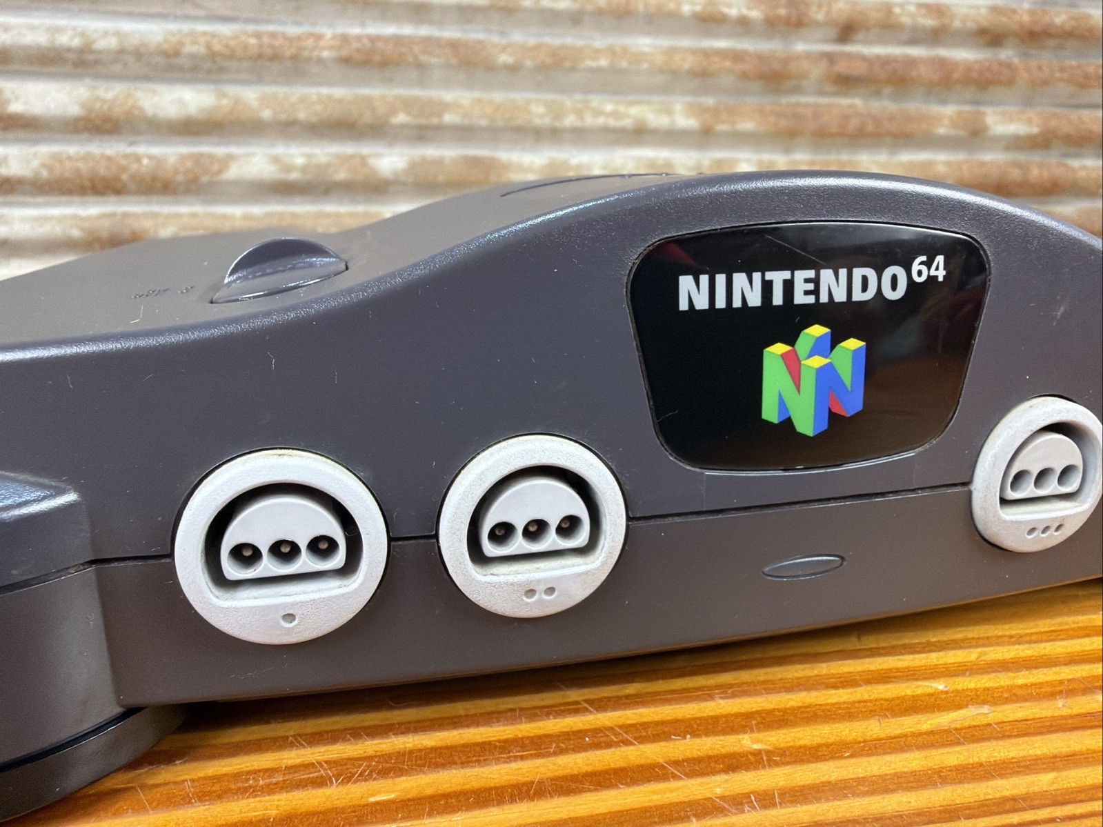 Nintendo 64 N64 Console Only with Jumper Pak Tested Works Great No Cables-NICE!!