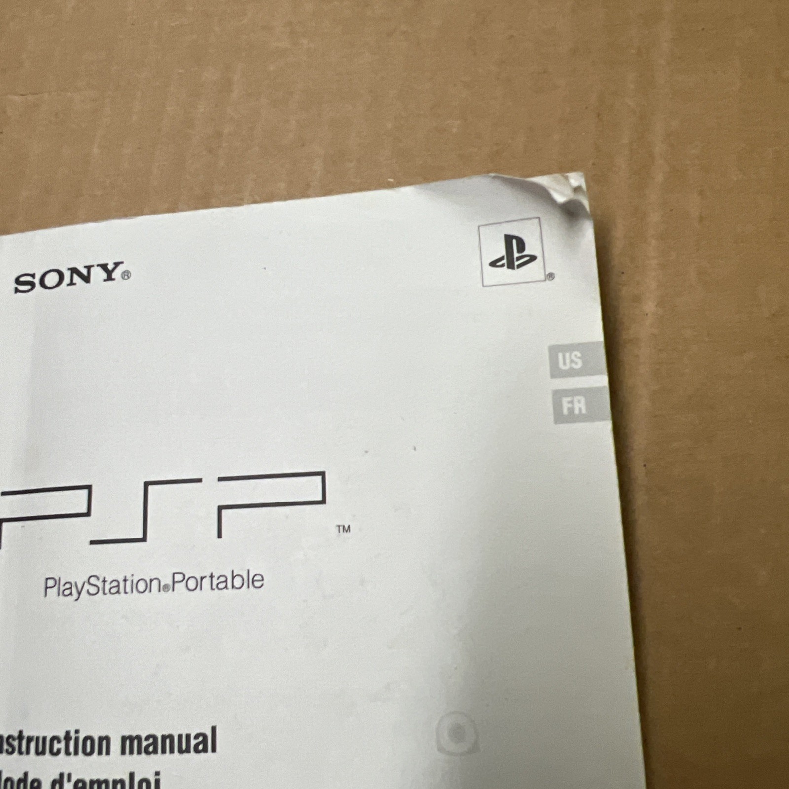 Sony PSP 1001 Handheld System Instruction Manual Owner’s Book