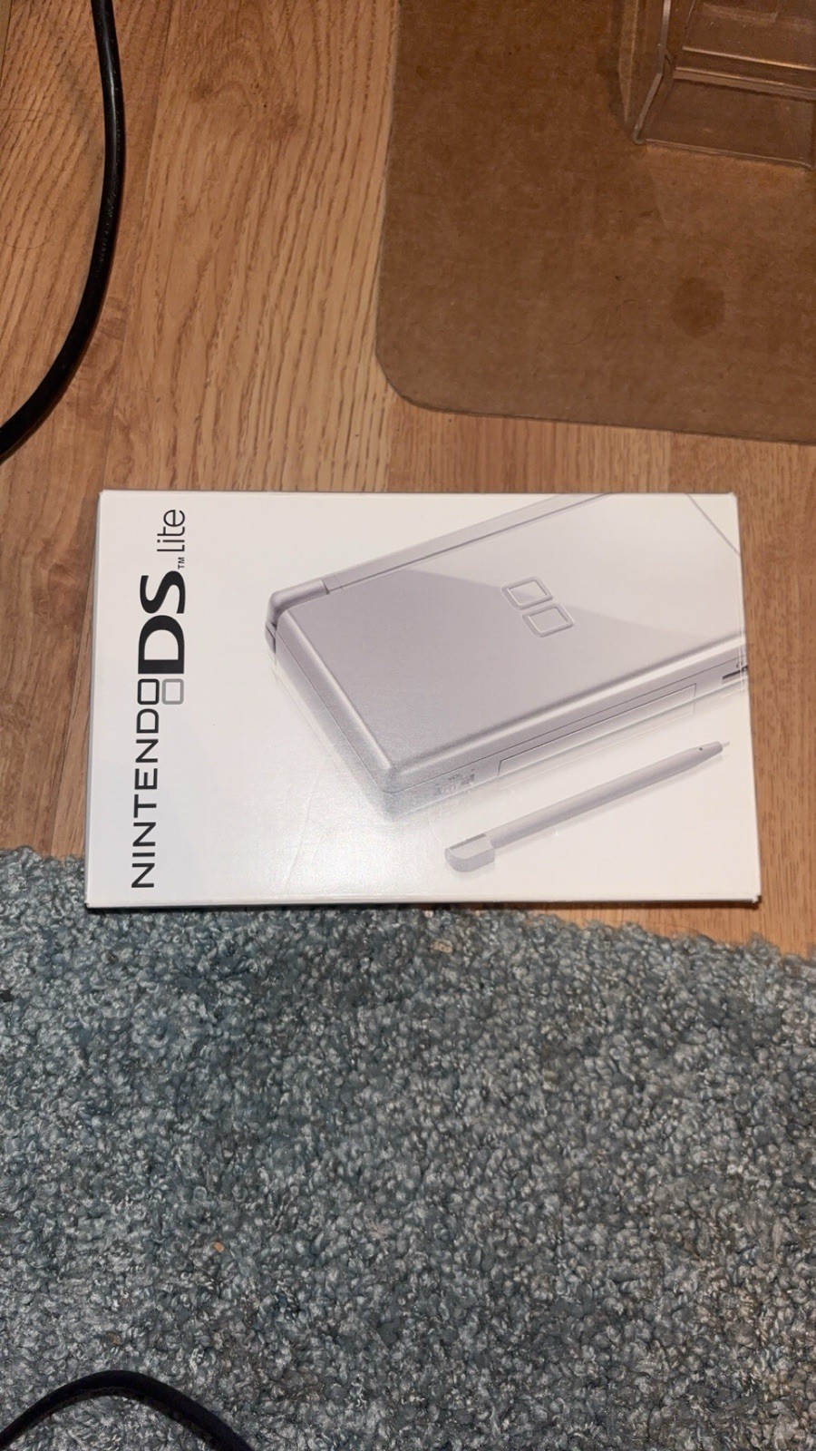 Nintendo DS Lite Launch Edition Silver Handheld System Open Box Mint Console CIB