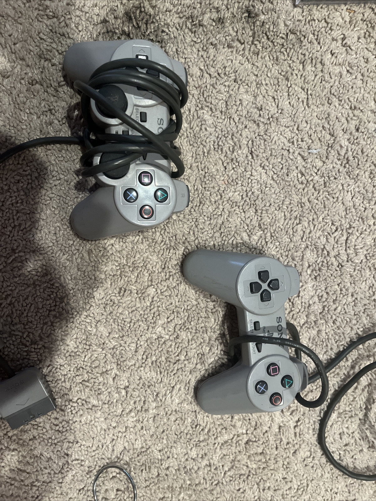 Psone With 2 Controllers, Crash Bandicoot Warped And Tomb Raider. NO AC ADAPTER