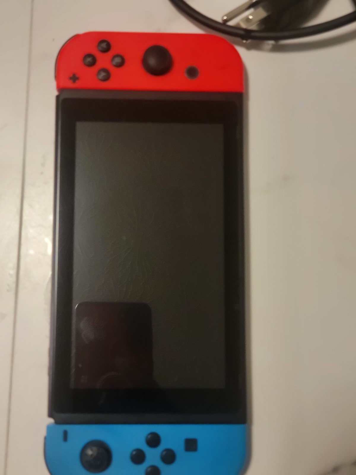 Nintendo Switch Handheld Console Red/Blue Joy-Con USB-C Black Handheld Mode