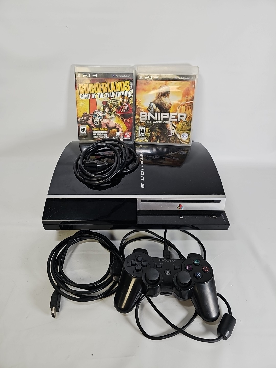 Playstation 3 Fat 80GB PS3 W/ 2 Random Games Console Tested/Working