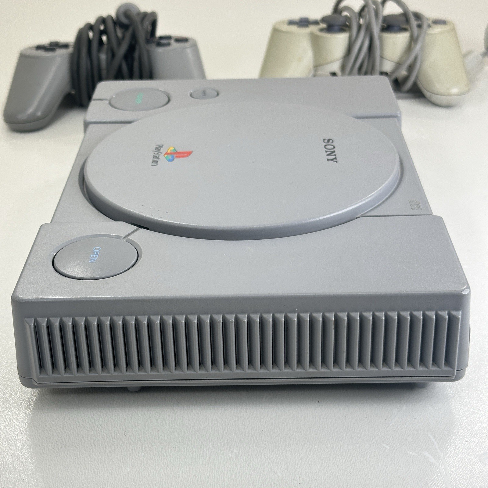 Original PlayStation PS1 Console Bundle w/2 Controller & Cords TESTED/WORKS