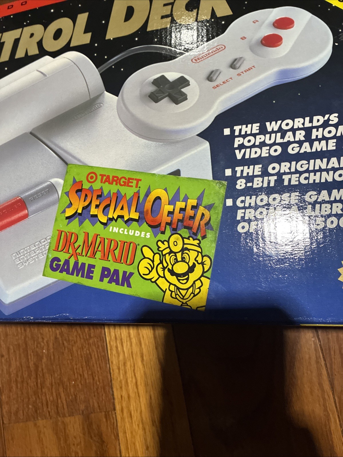 Nintendo NES Top Loader DR MARIO Sticker BUNDLE Set Cib *1996 TARGET EXCLUSIVE*