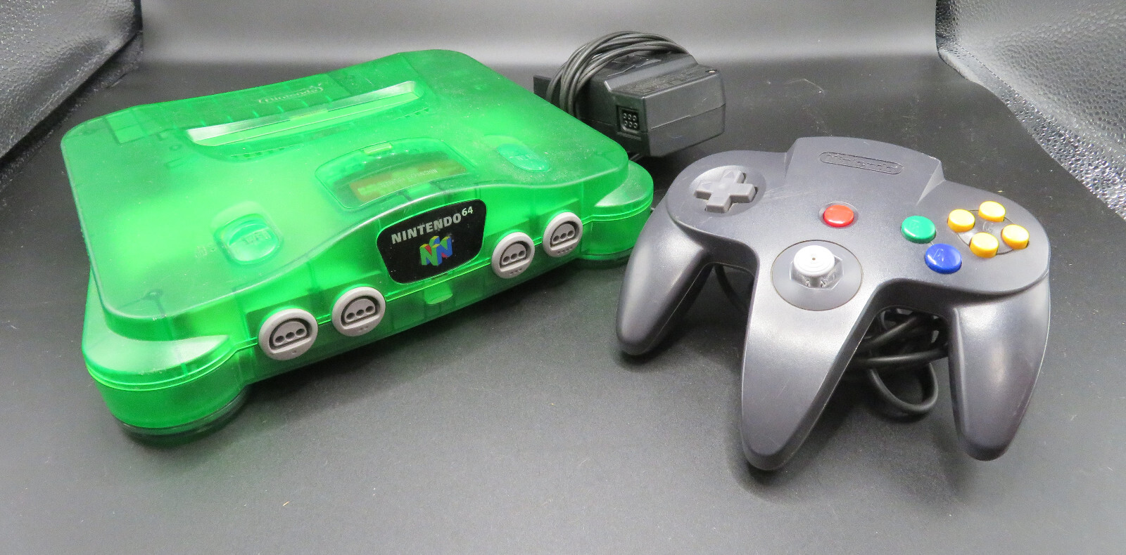 Nintendo 64 Clear Jungle Green Console – TESTED & WORKING