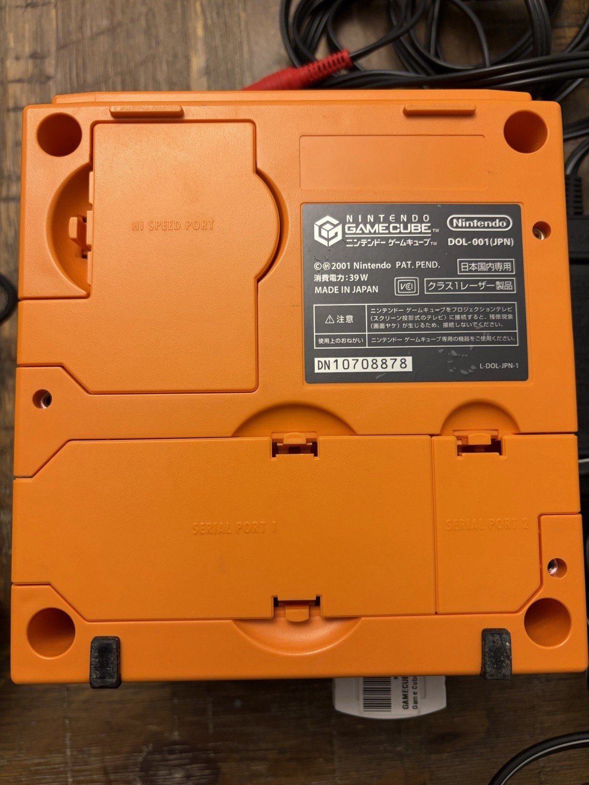 Nintendo GameCube DOL-001 Spice Orange USA Region Mod Console Tested