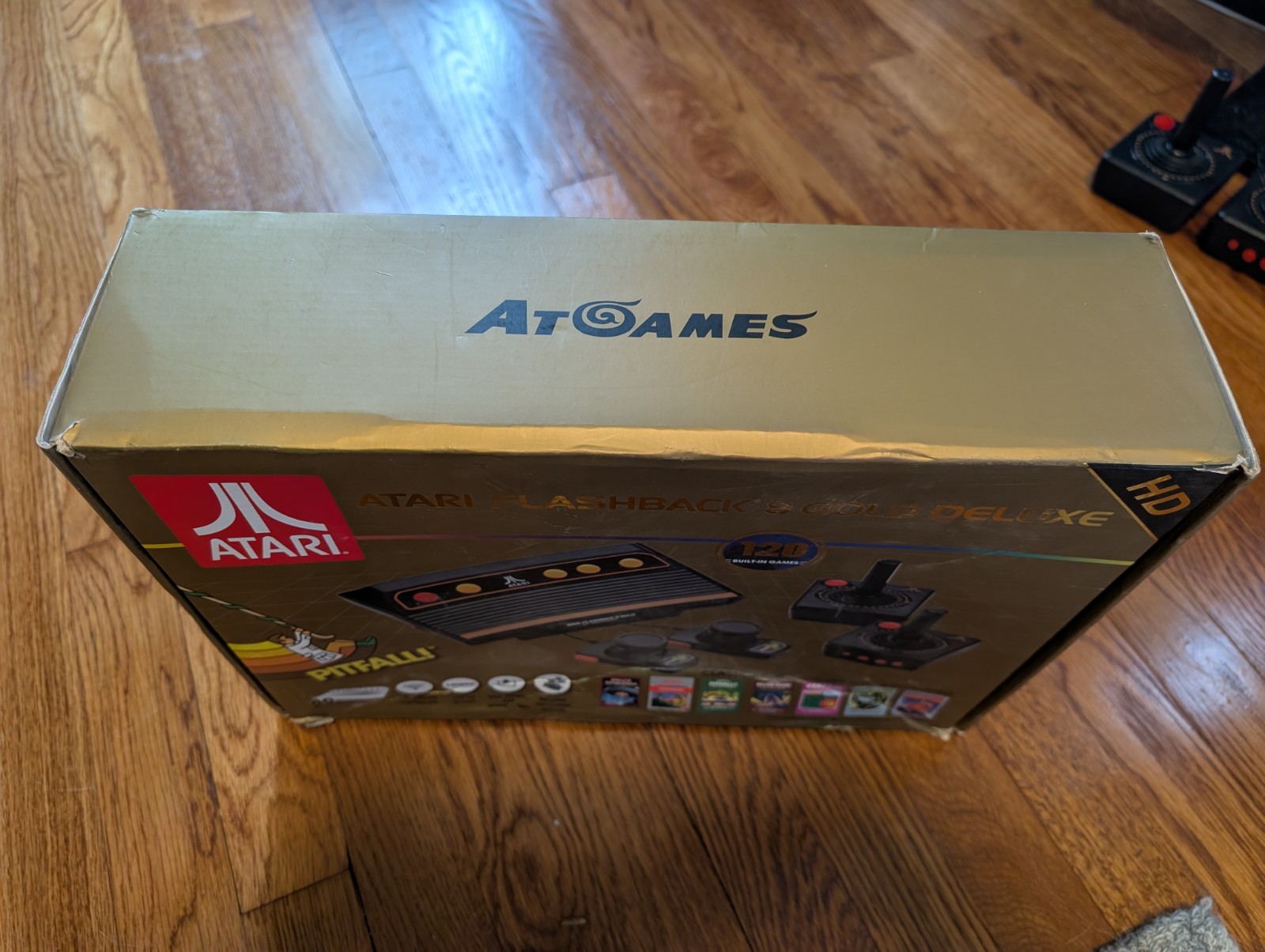 Atari Flashback 8 40th Anniversary Gold Deluxe HD Console – TESTED AND WORKING