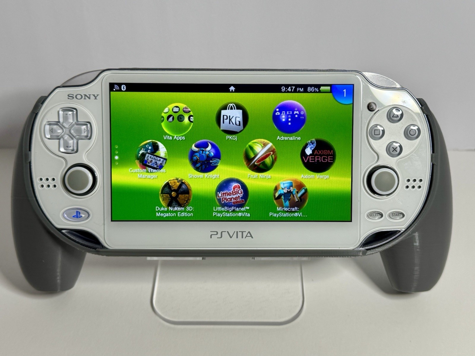 Sony PS Vita PCH-1001 OLED Handheld Console (White), Accessories Included