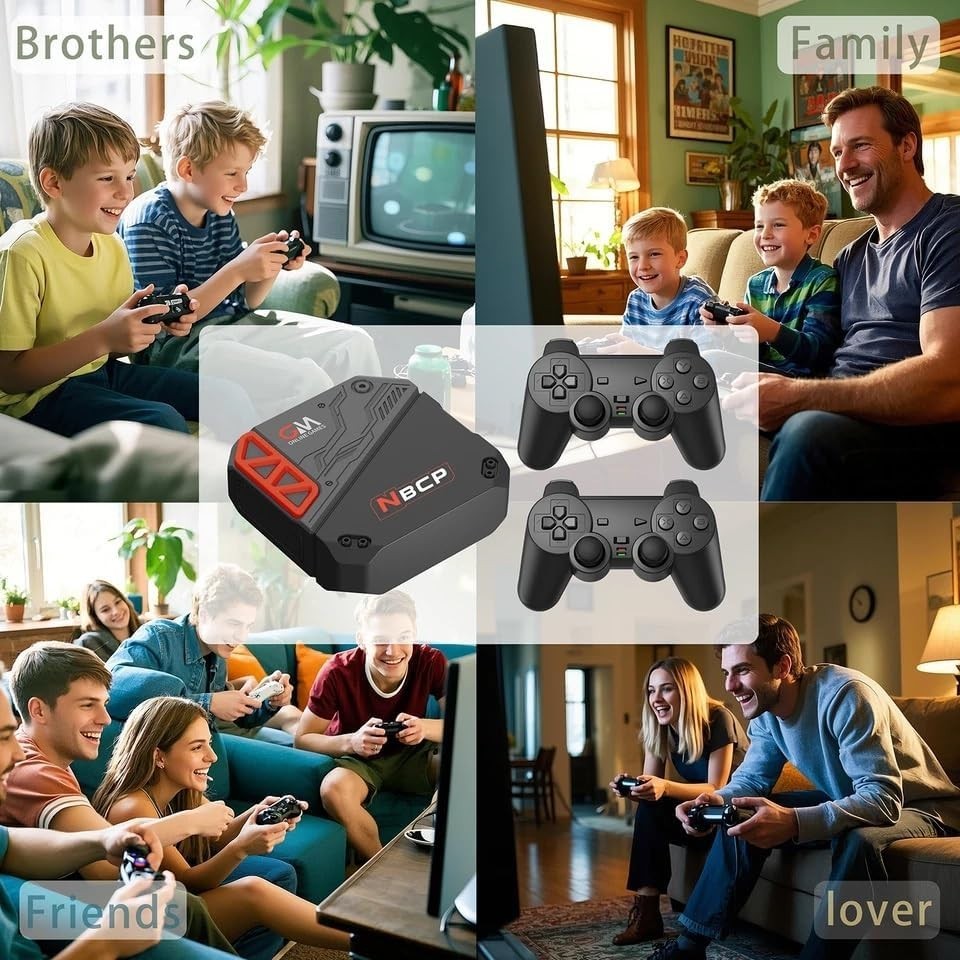 HDMI Retro Game Console with 30 Licensed Classics & Online Multiplayer Support