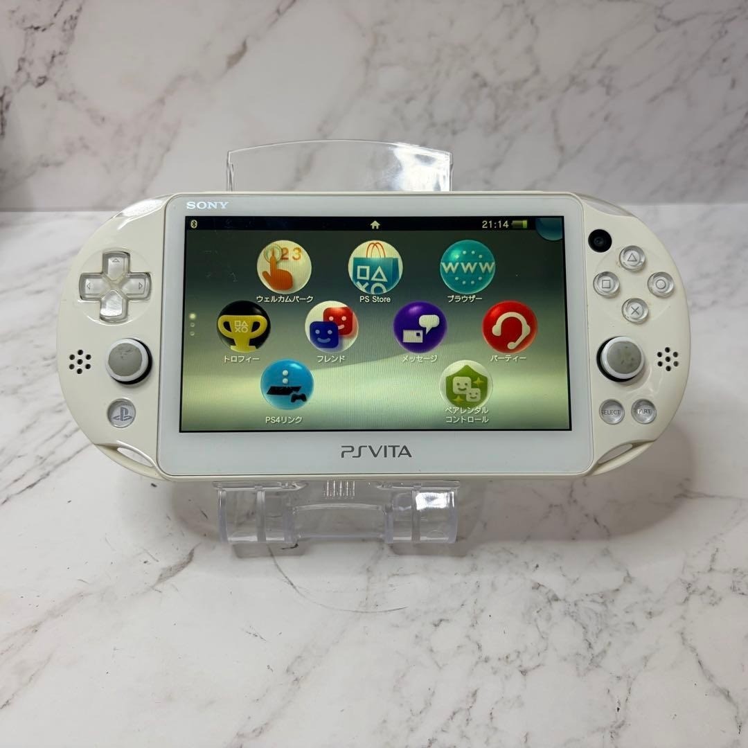 Sony PS Vita Playstation PSV White PCH-2000 Console only Used Tested from Japan