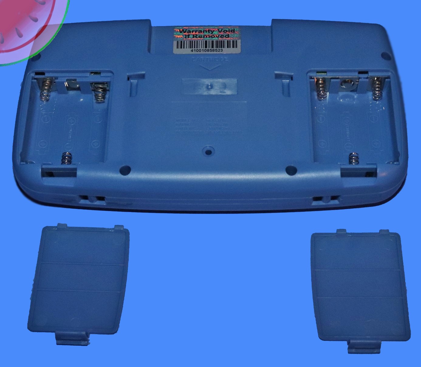 WORKING Blue Sega GAME GEAR System Recapped, 10 Games, Glass Lens, Carrying Case