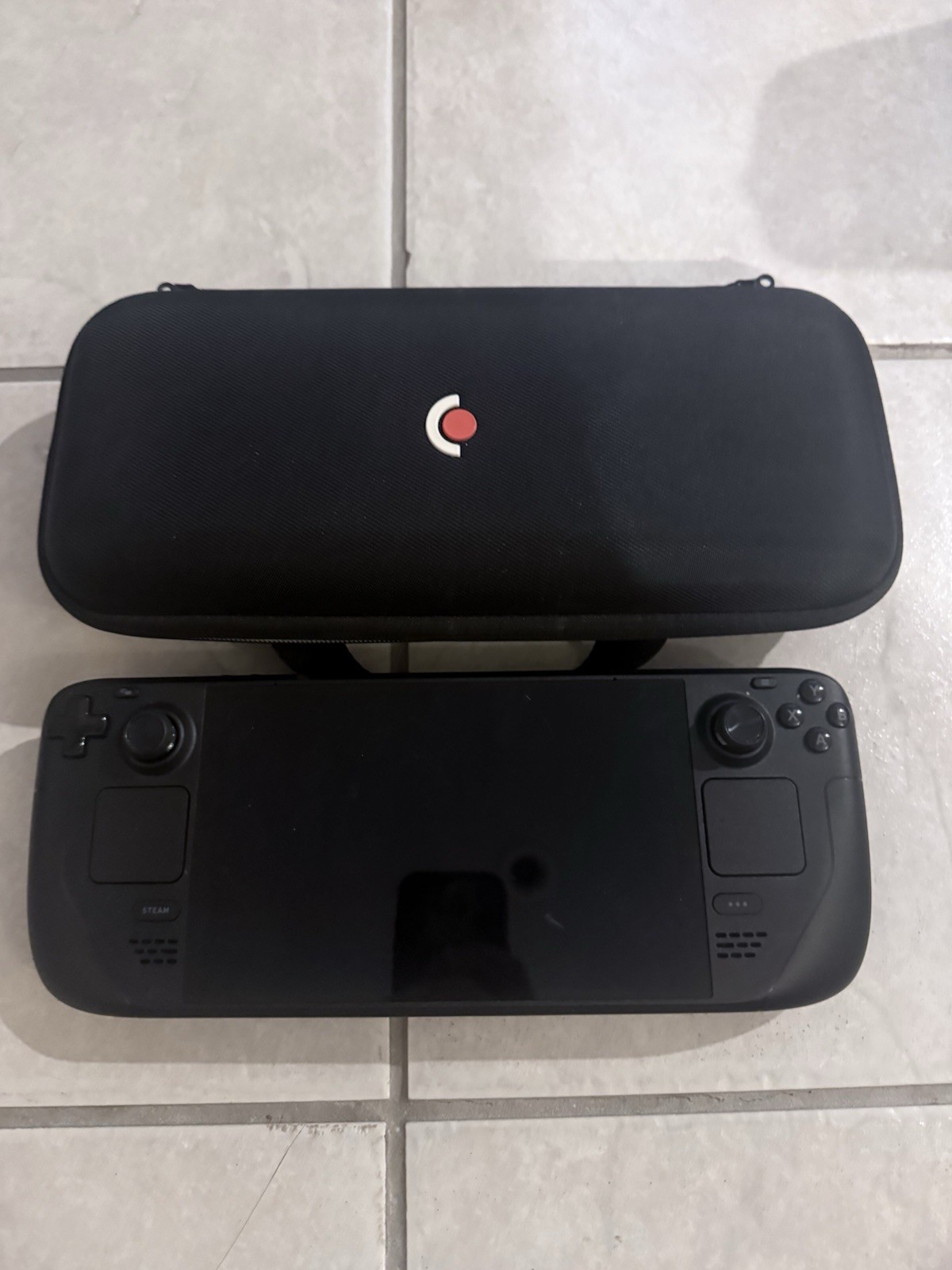 Valve Steam Deck OLED 512GB Black Handheld Console (Used, With Case, No Charger)