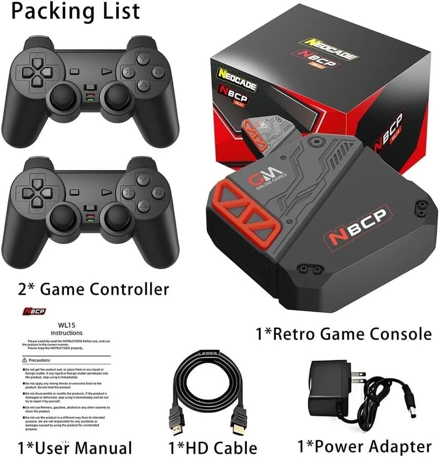 HDMI Retro Game Console with 30 Licensed Classics & Online Multiplayer Support