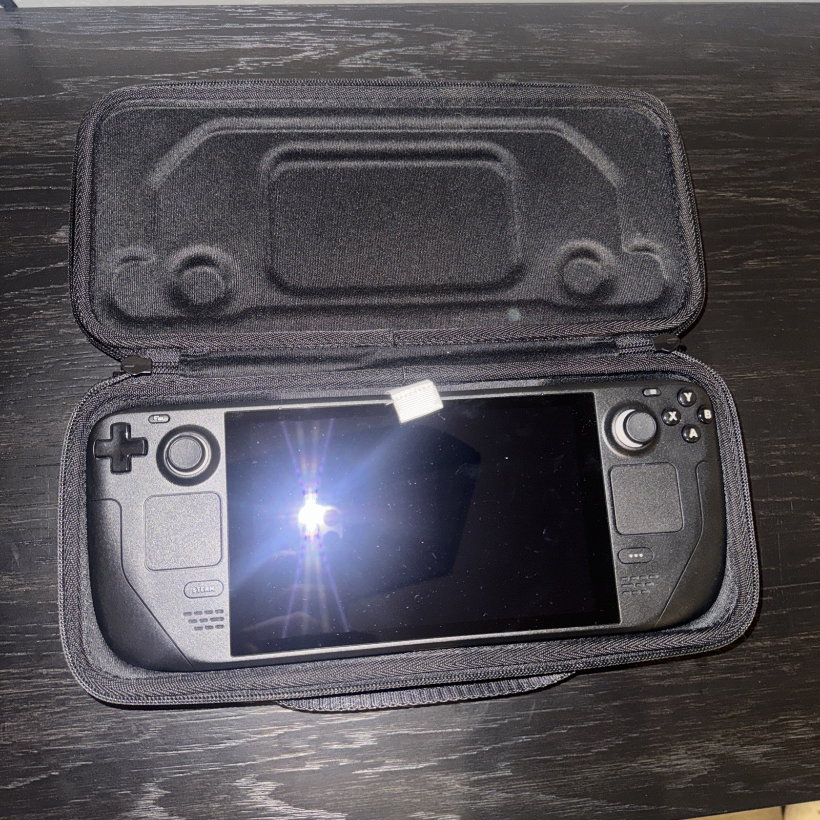 Valve Steam Deck LCD 64GB – INCLUDES 512GB M.2 2230 SSD + CHARGER + CASE