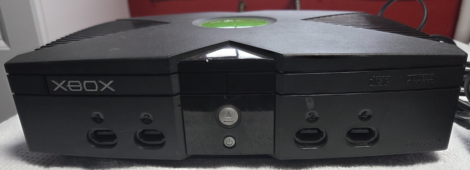 Original Microsoft Xbox Console & Games – 2 Controllers – DVD Needs Repair