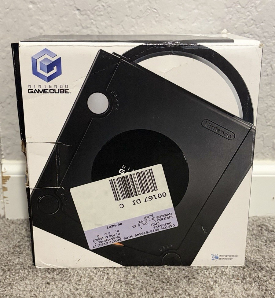 Nintendo GameCube Console Black CIB (USA) NTSC-U/C