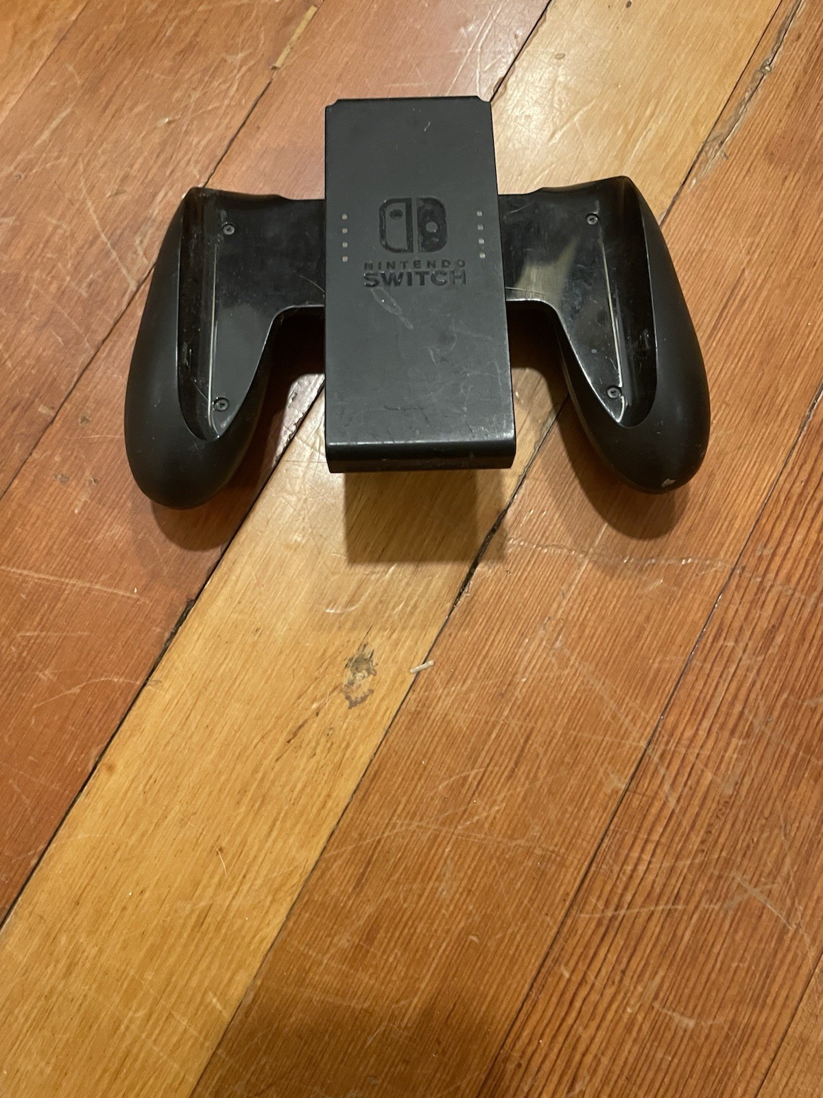 Nintendo switch w/ Neon Red/Blue Joy-Con, Dock, power cord, and hdmi cable.