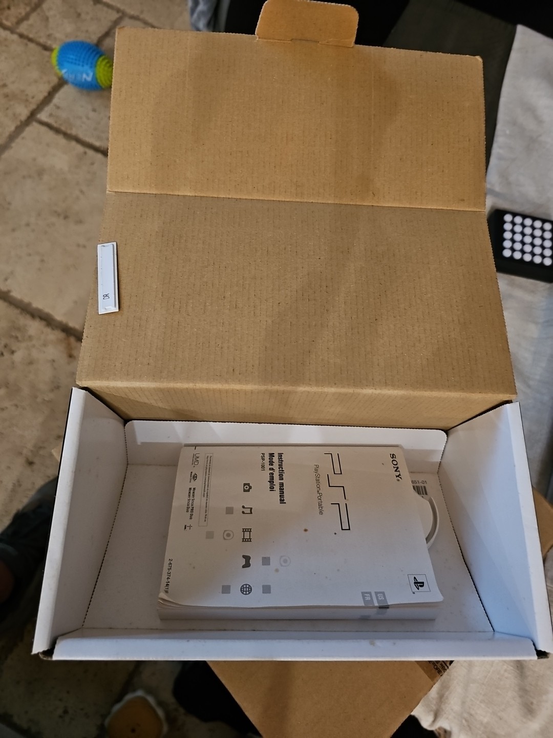 Sony PSP 1001 K/98500 Value Pack Empty Box & Manual Only No PSP Handheld Console