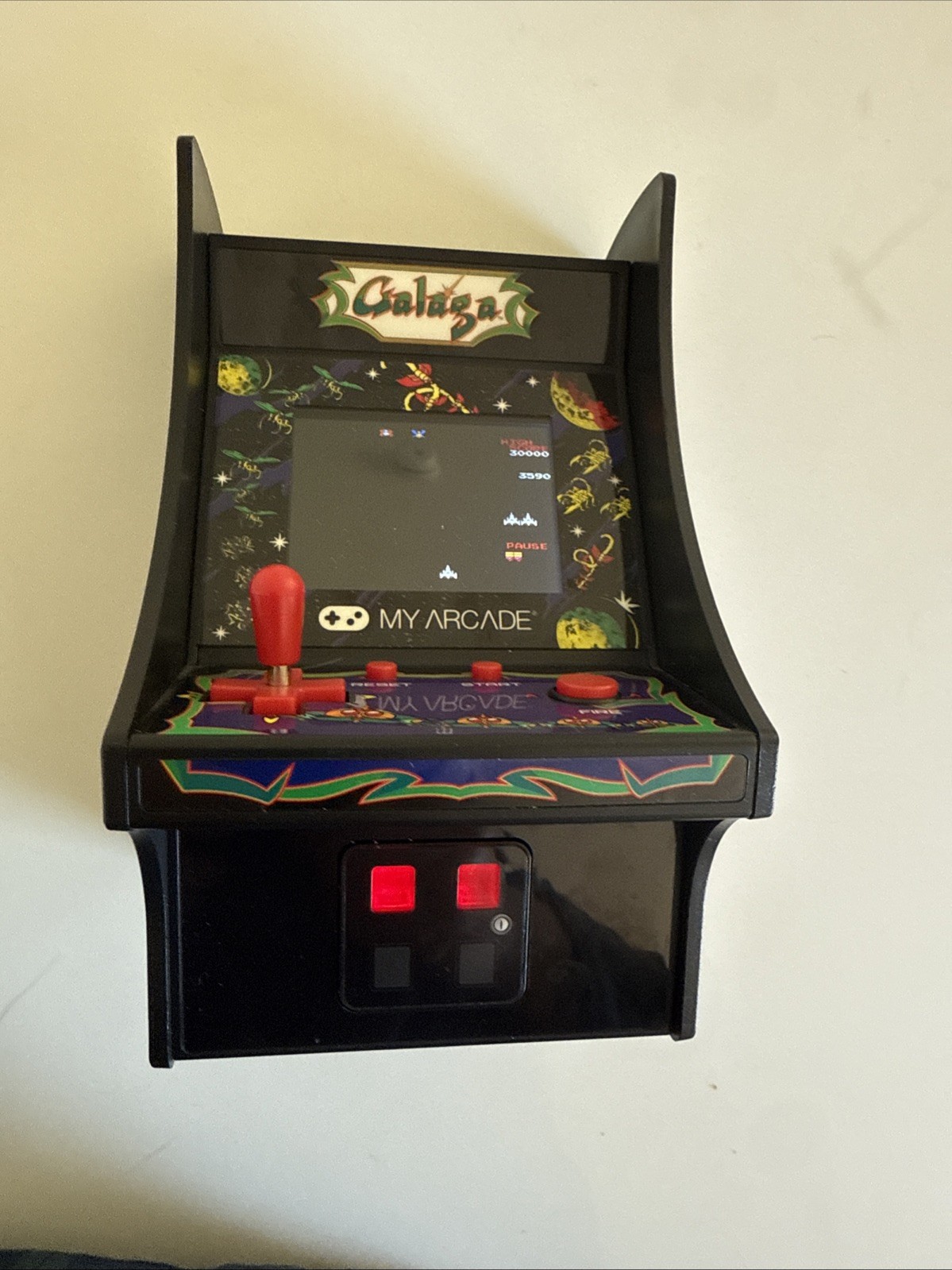 Galaga Mini My Arcade Cabinet Game Machine Retro Micro Player Tested Works