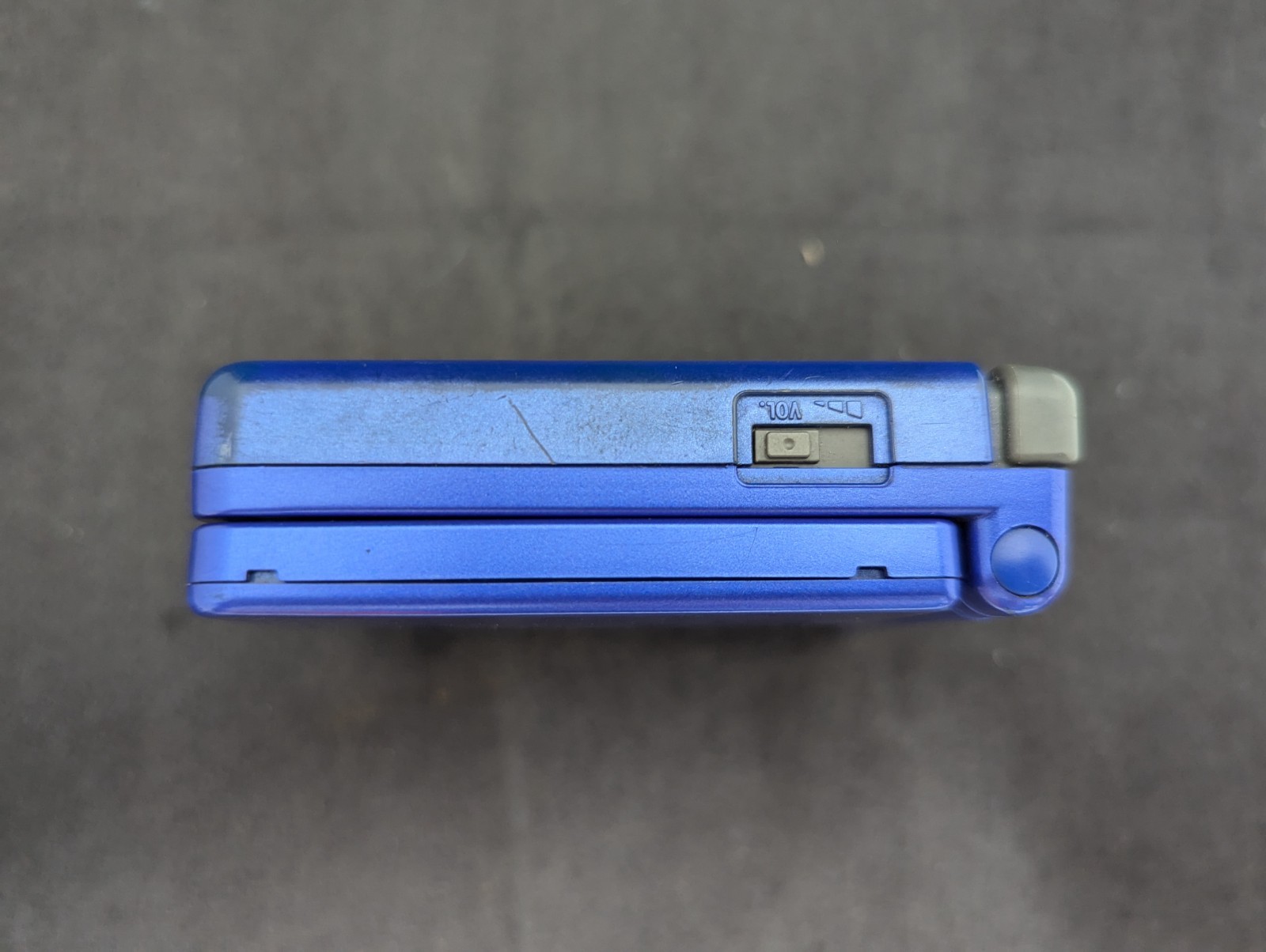 B130 Nintendo Gameboy Advance SP console Azlite Blue Japan GBA w/game adapter