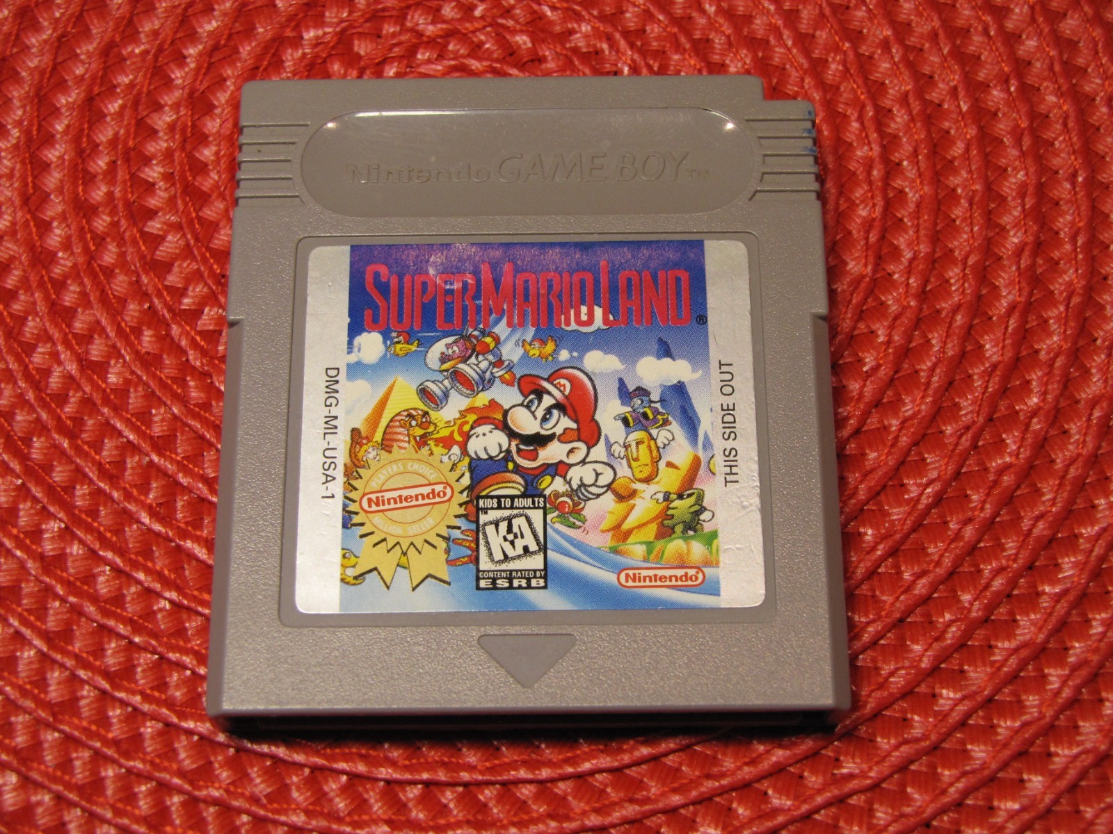 VINTAGE NINTENDO GAME BOY POCKET CONSOLE GREEN & 1 GAME SUPER MARIO LAND – WORKS