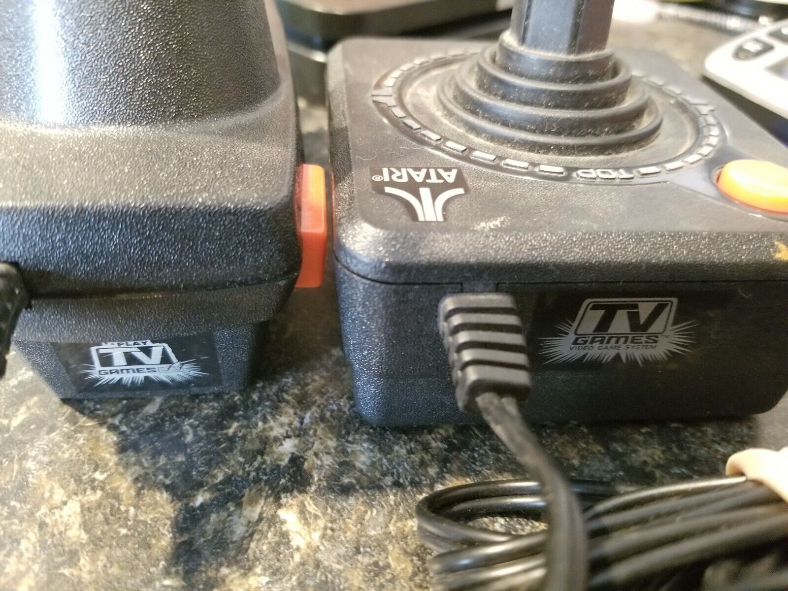 2004 Paddle and 2002 Atari Black Plug N Play TV Games Bundle