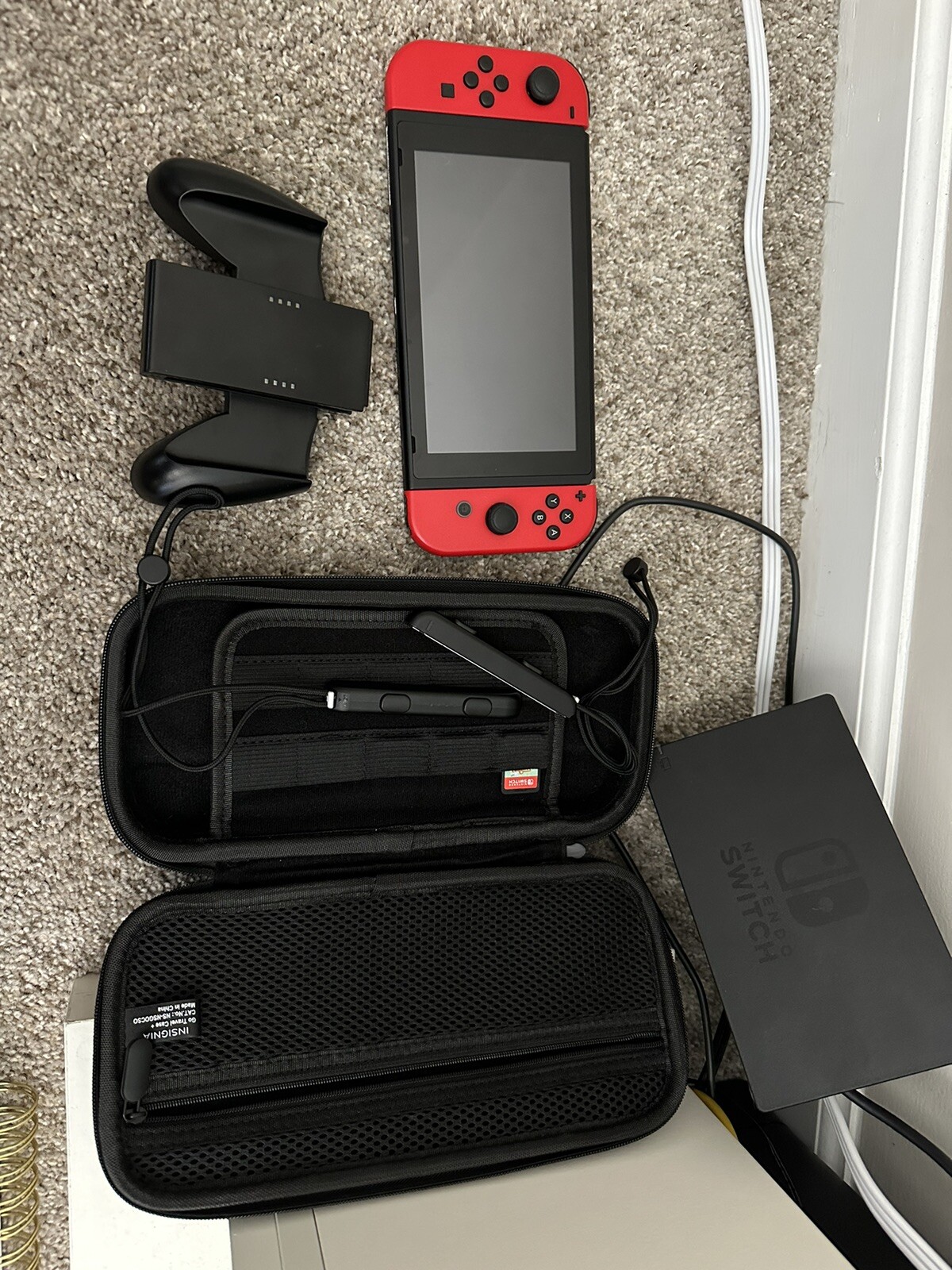Nintendo Switch Mario Choose One Bundle 128GB Console – Black/Red