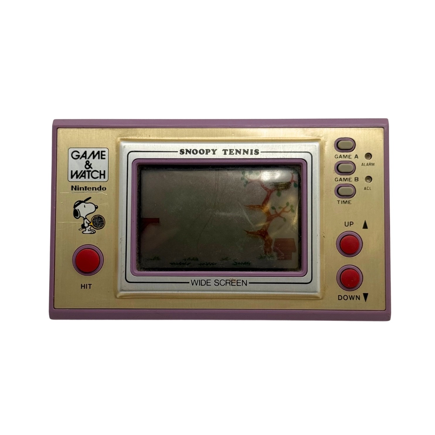 Nintendo Game & Watch Snoopy Tennis SP-30 1982 Tested Works w/ Batteries
