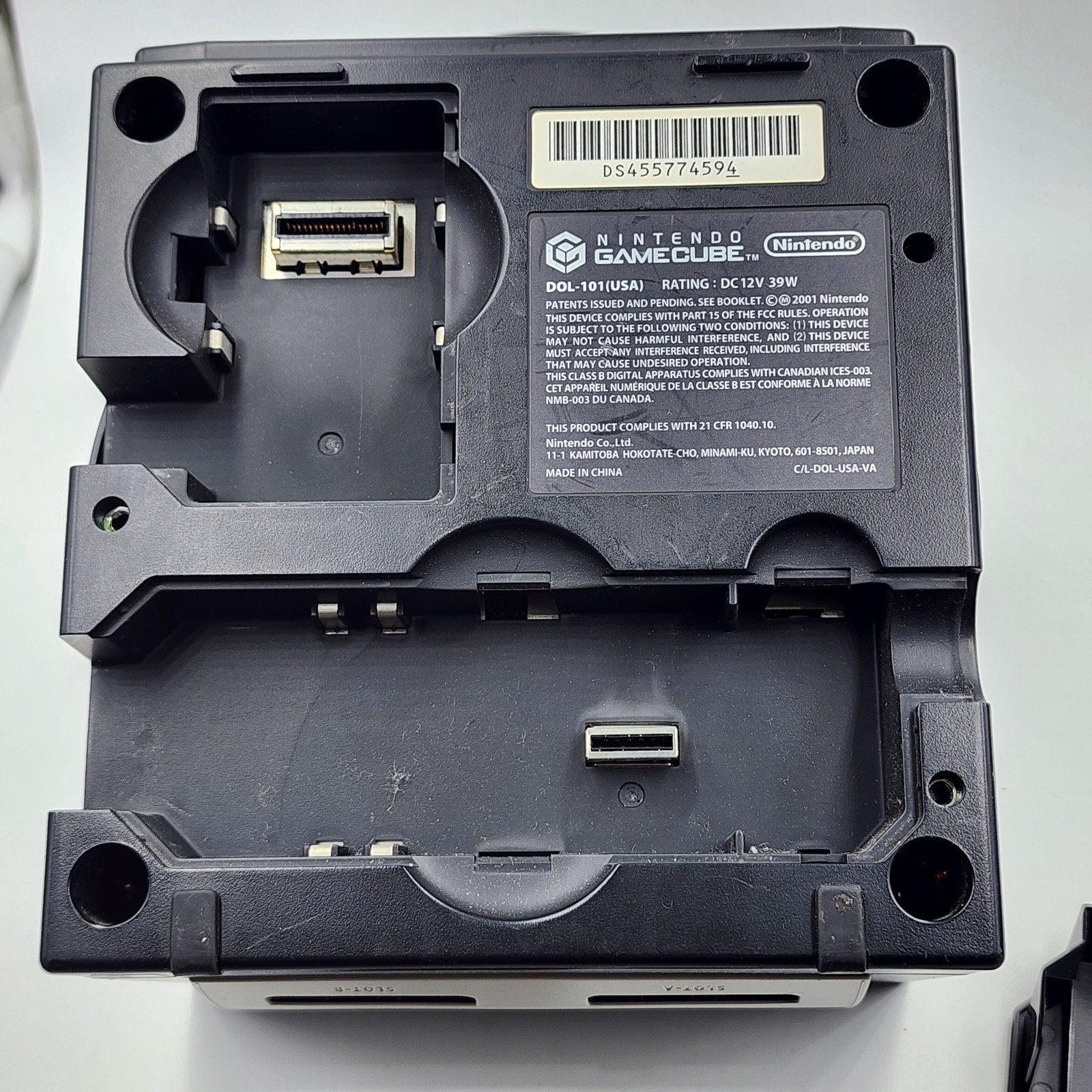 Nintendo GameCube Console – Black For Parts or Repair