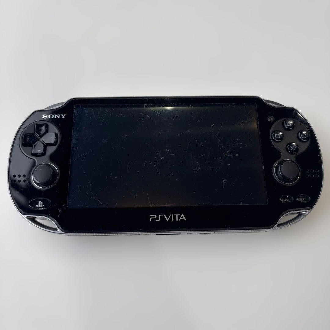 Sony PlayStation Vita PS Vita PCH-1000 Black Console Japan Tested 0227