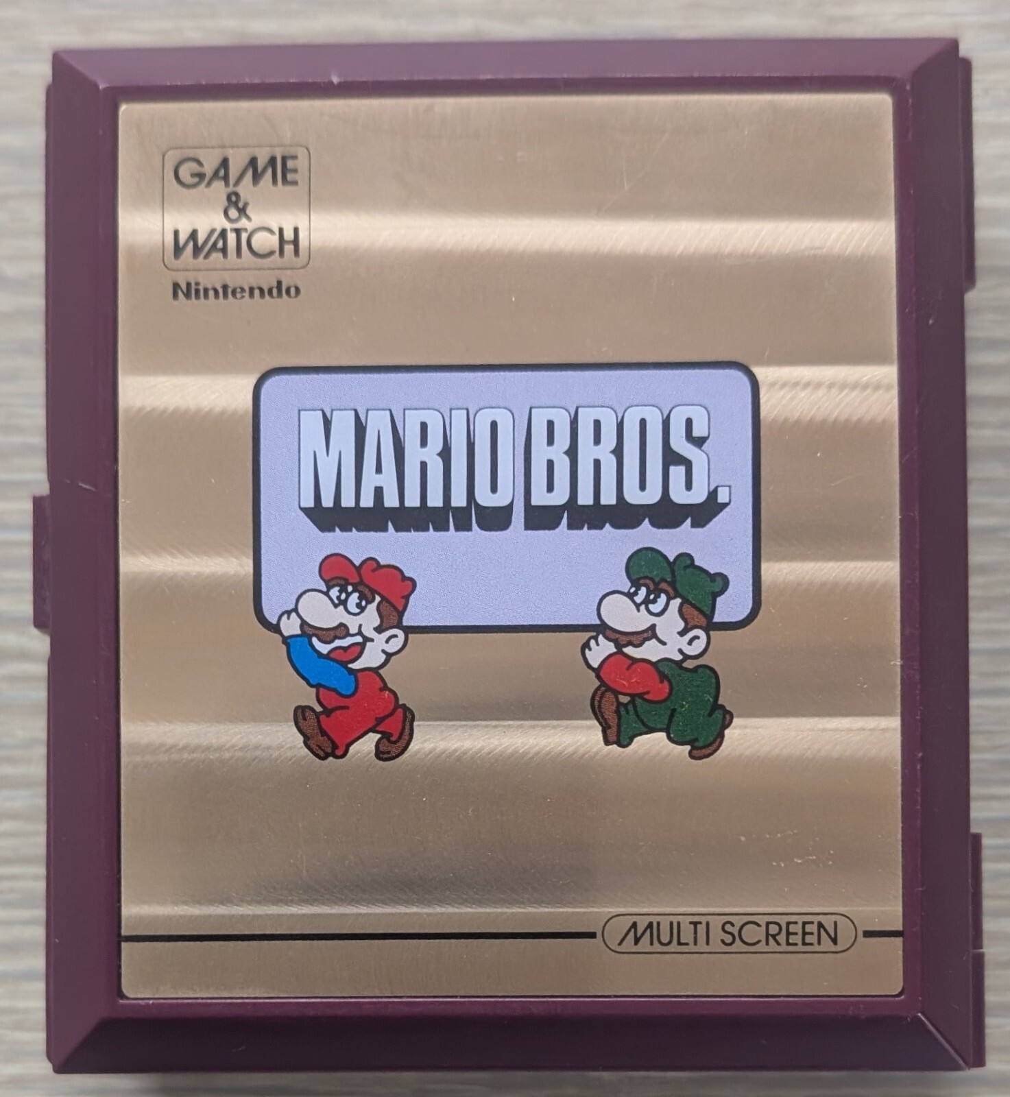 Vintage 1983 Nintendo Mario Bros Game & Watch MW-56 Multi Screen Tested Working