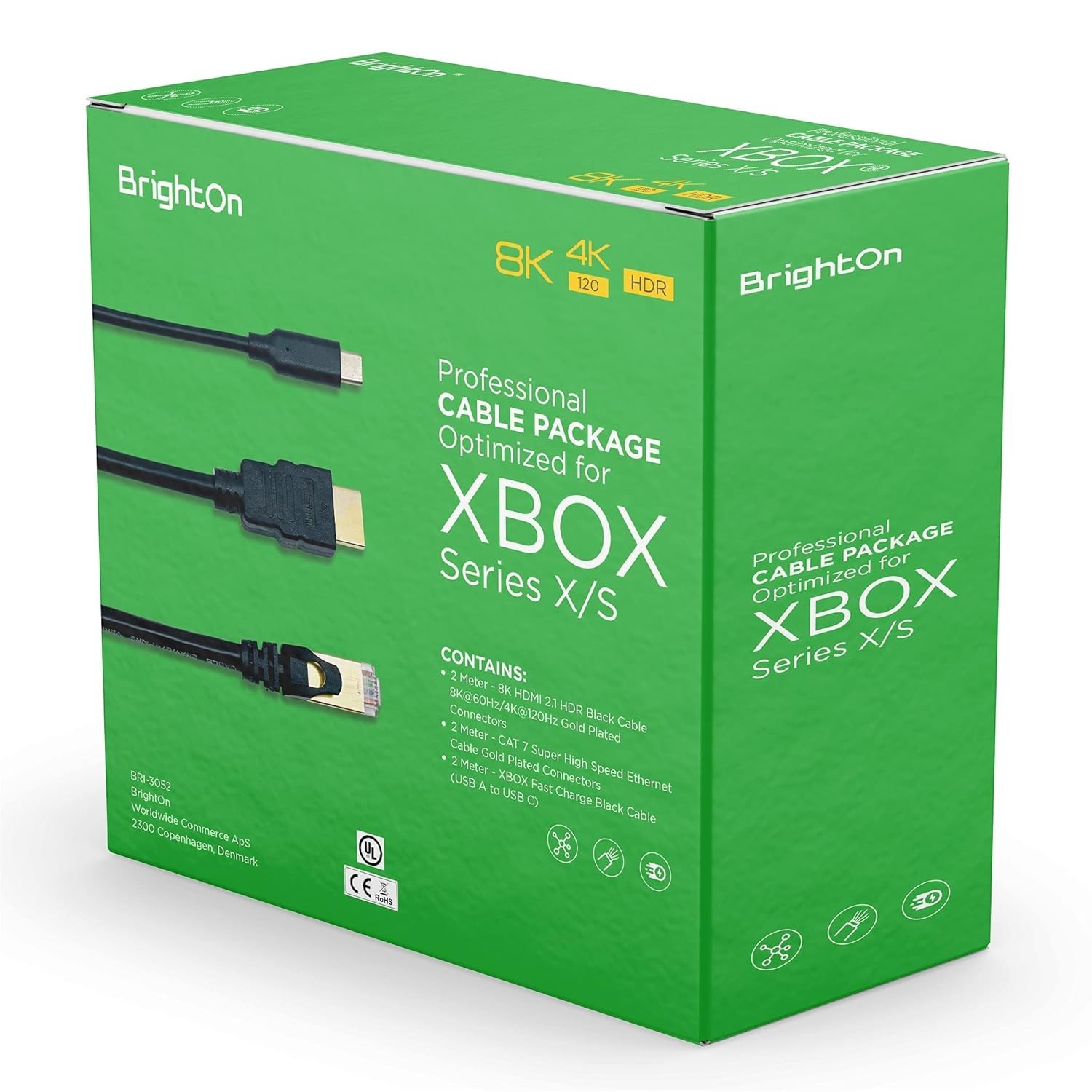 Optimized Cable Package Compatible with Xbox Serie