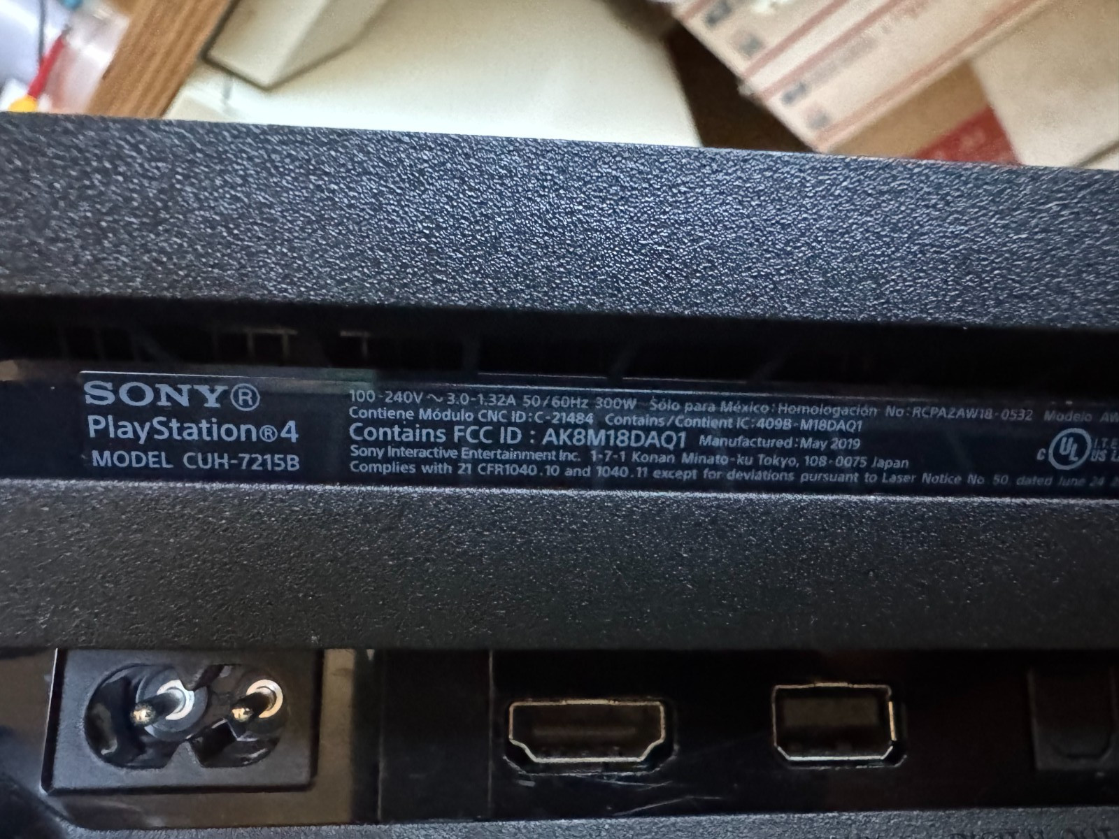 PLAYSTATION 4 PRO Home Console CUH7215B  1TB Console Only