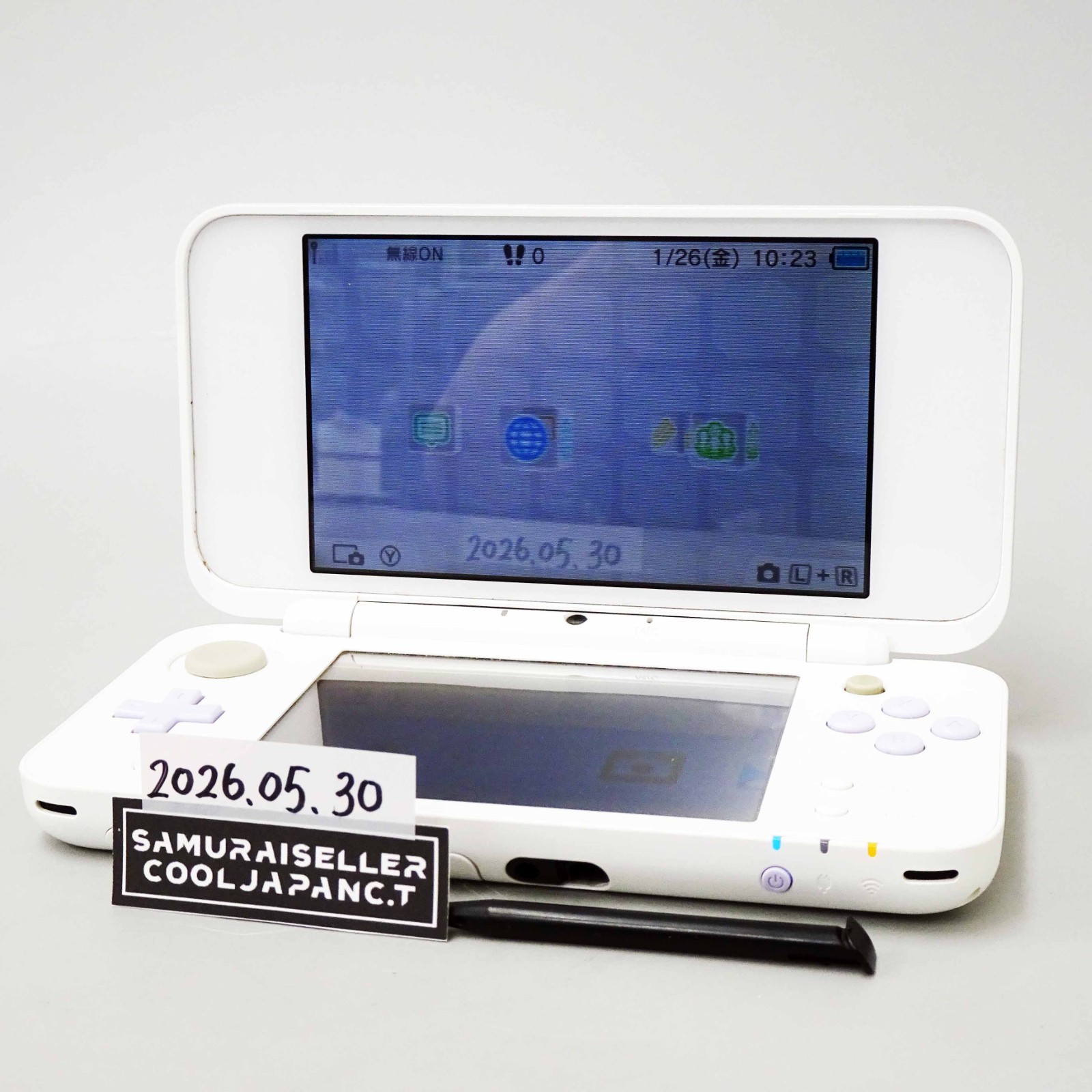 New Nintendo 2DS LL XL White Lavender Console Handheld System Japan Tested