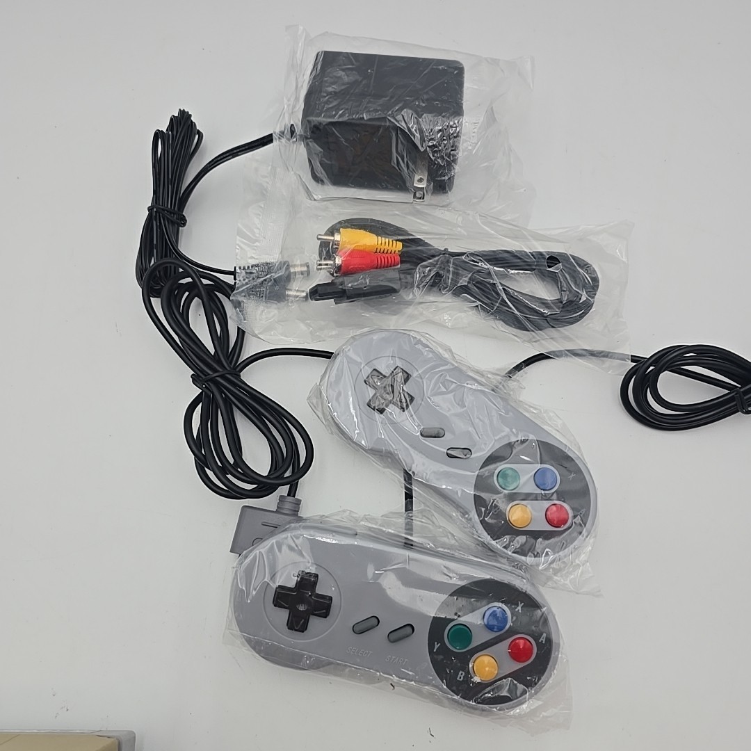 Super Nintendo System SNES Console Tested New Cables And Controllers