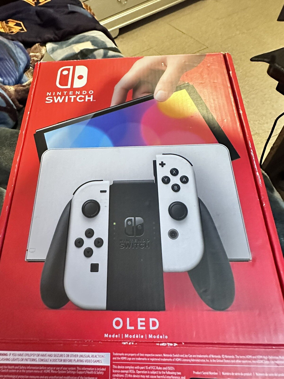 Nintendo Switch OLED HEG-001 7-inch Touchscreen Video Game Console 6535