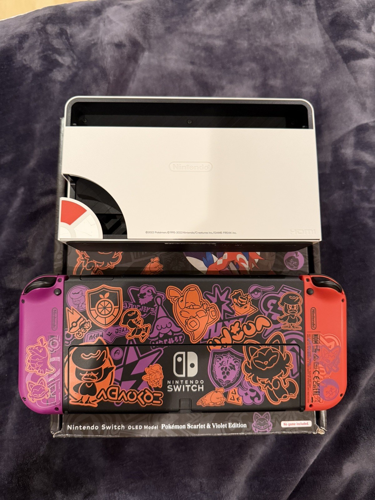 Nintendo Switch OLED Pokémon Scarlet Violet Advanced System + Pro Controller