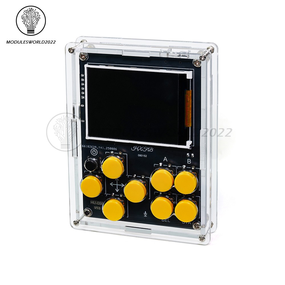 LCD Game Console DIY Kit Multifunction Weather Clock Xiaozhi AI Robot Soldering