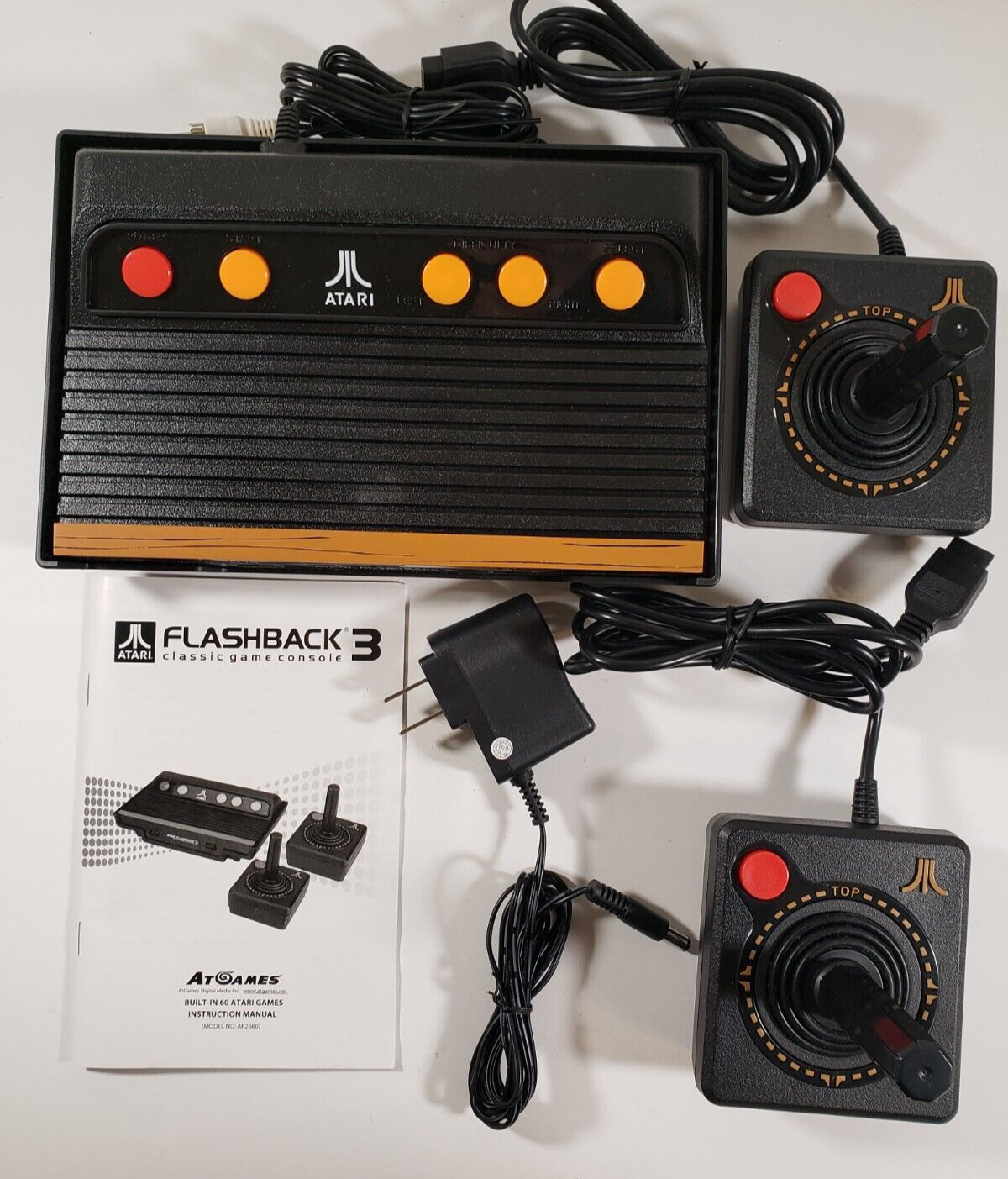 Atari Flashback 3 Classic Game Console with 60 Built-in Games Retro Gaming w Box