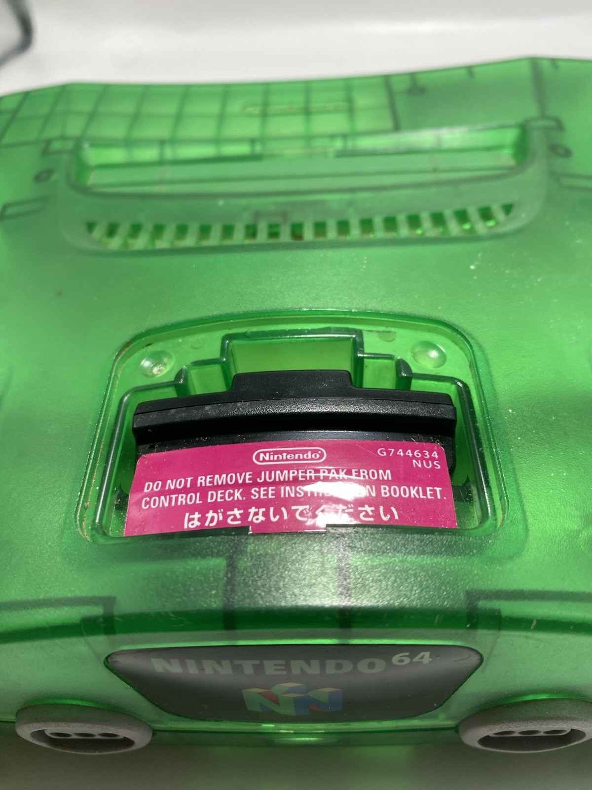 Nintendo 64 Fantastic Jungle Green Console with Expansion Pak & Controller