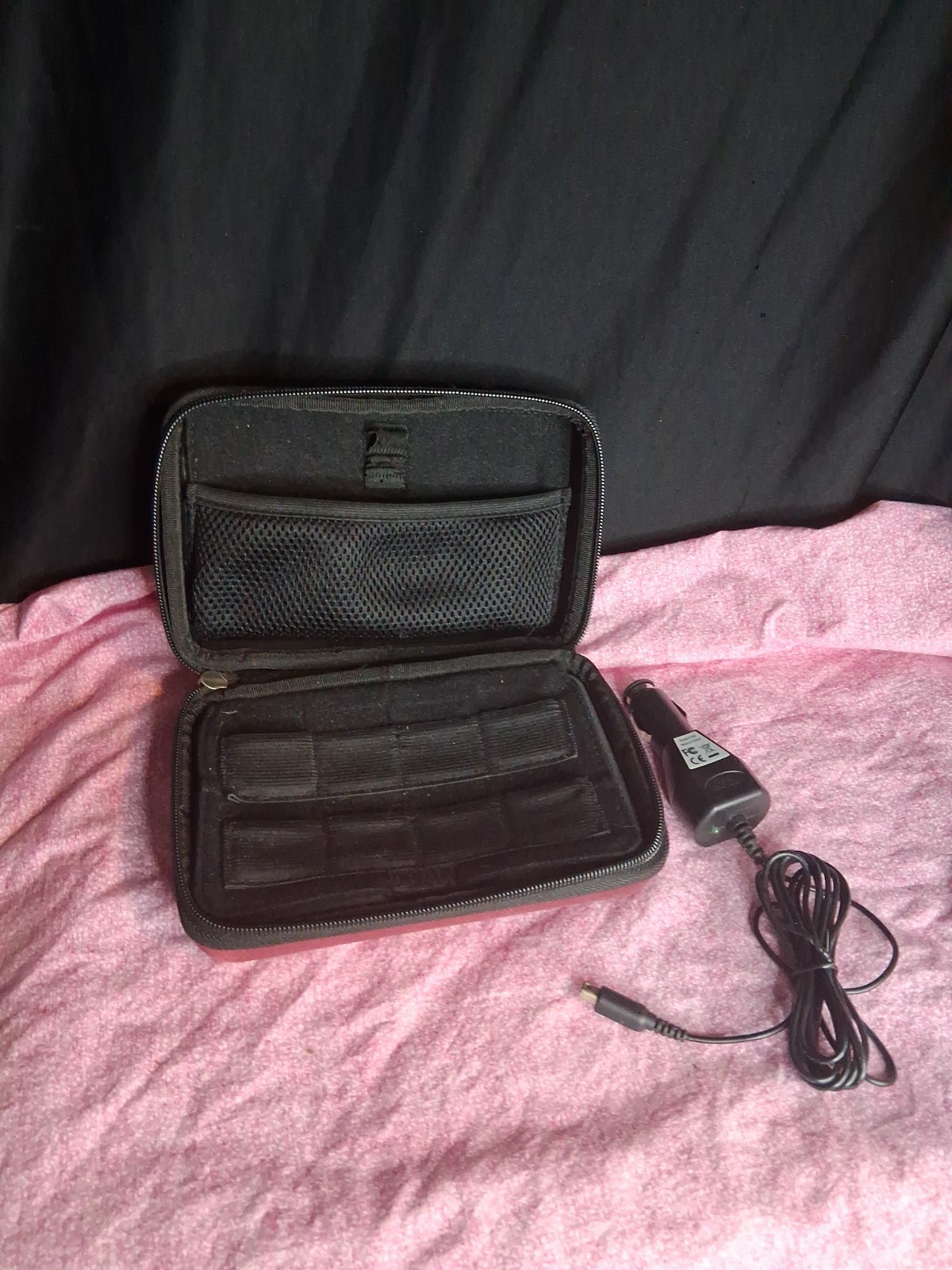 Nintendo Ds Case Holds 8 Games,pocket For Ds And Car Charger Hard Zip Close