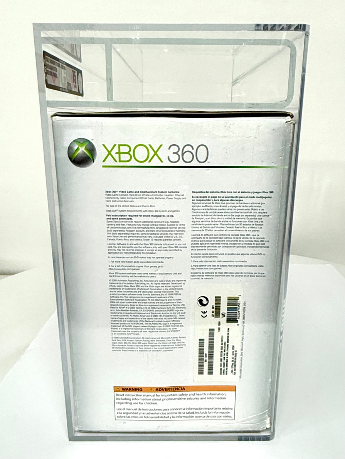 Xbox 360 Microsoft – First Release Edition Console Sealed – VGA 75 EX – NM