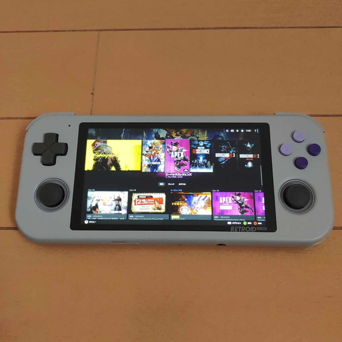 Retroid Pocket 3+ Gray 4GB RAM Handheld Retro Gaming Console Used Excellent