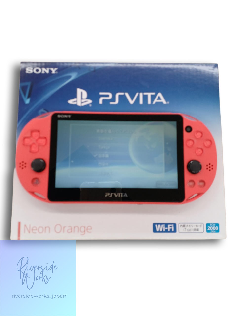 Sony PS Vita Neon Orange PCH-2000 Portable Gaming System