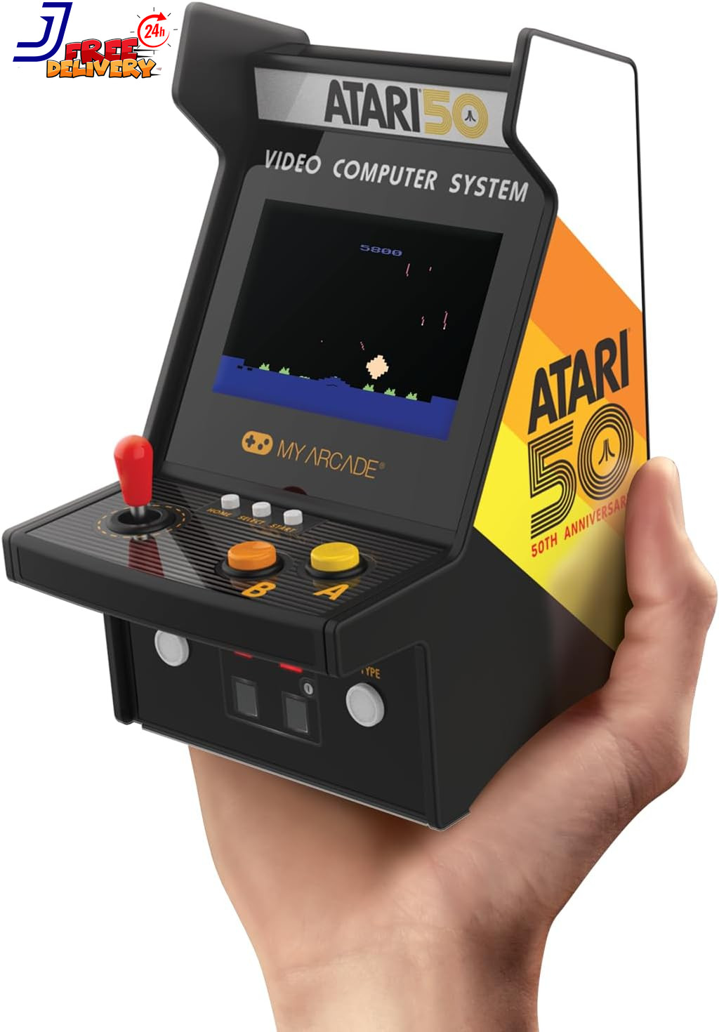 My Arcade Atari Micro Player Pro 100 Arcade Classics Games 6.75 Portable Mini