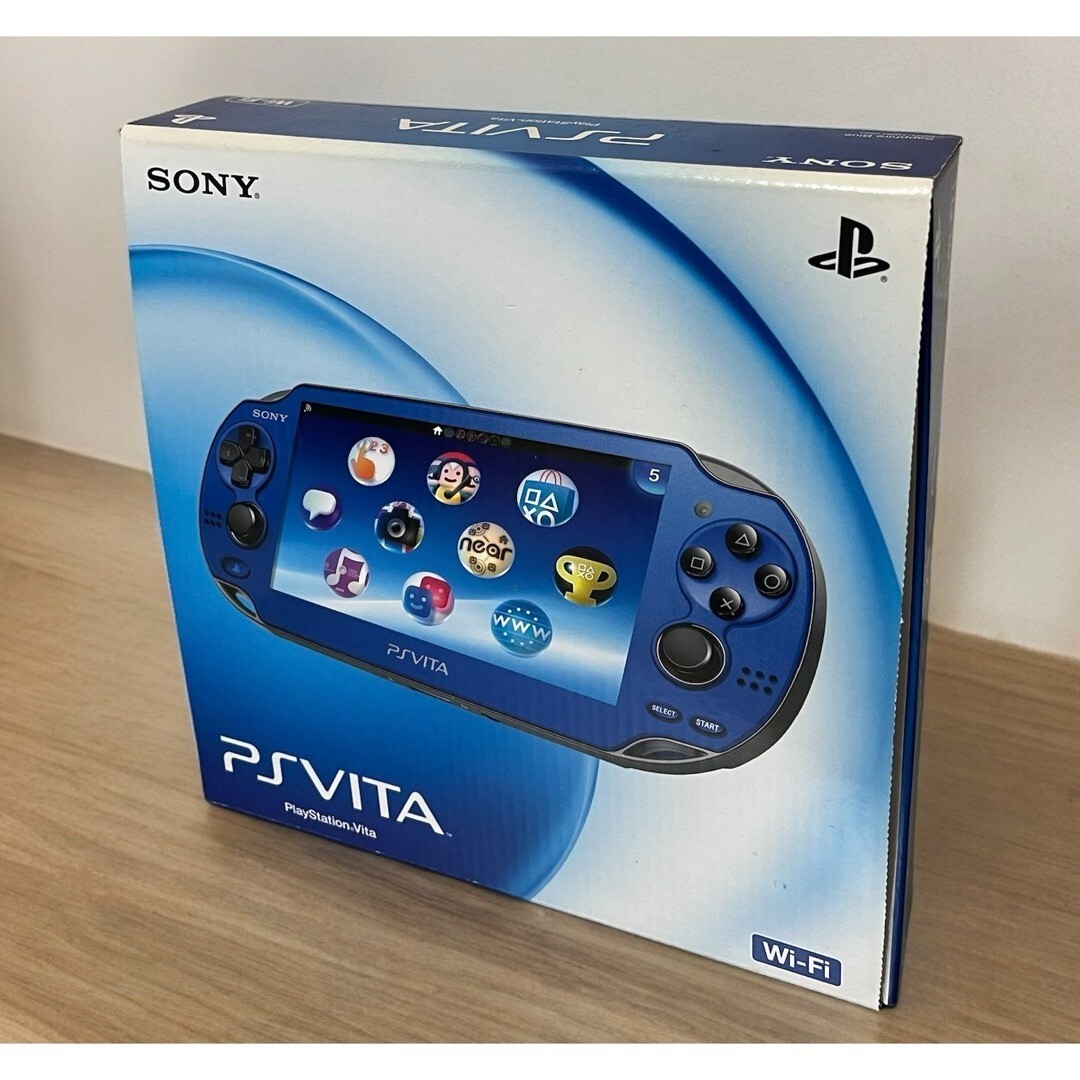 PS Vita Sapphire Blue PCH 1000 ZA04 Wi-Fi Model Console Japan