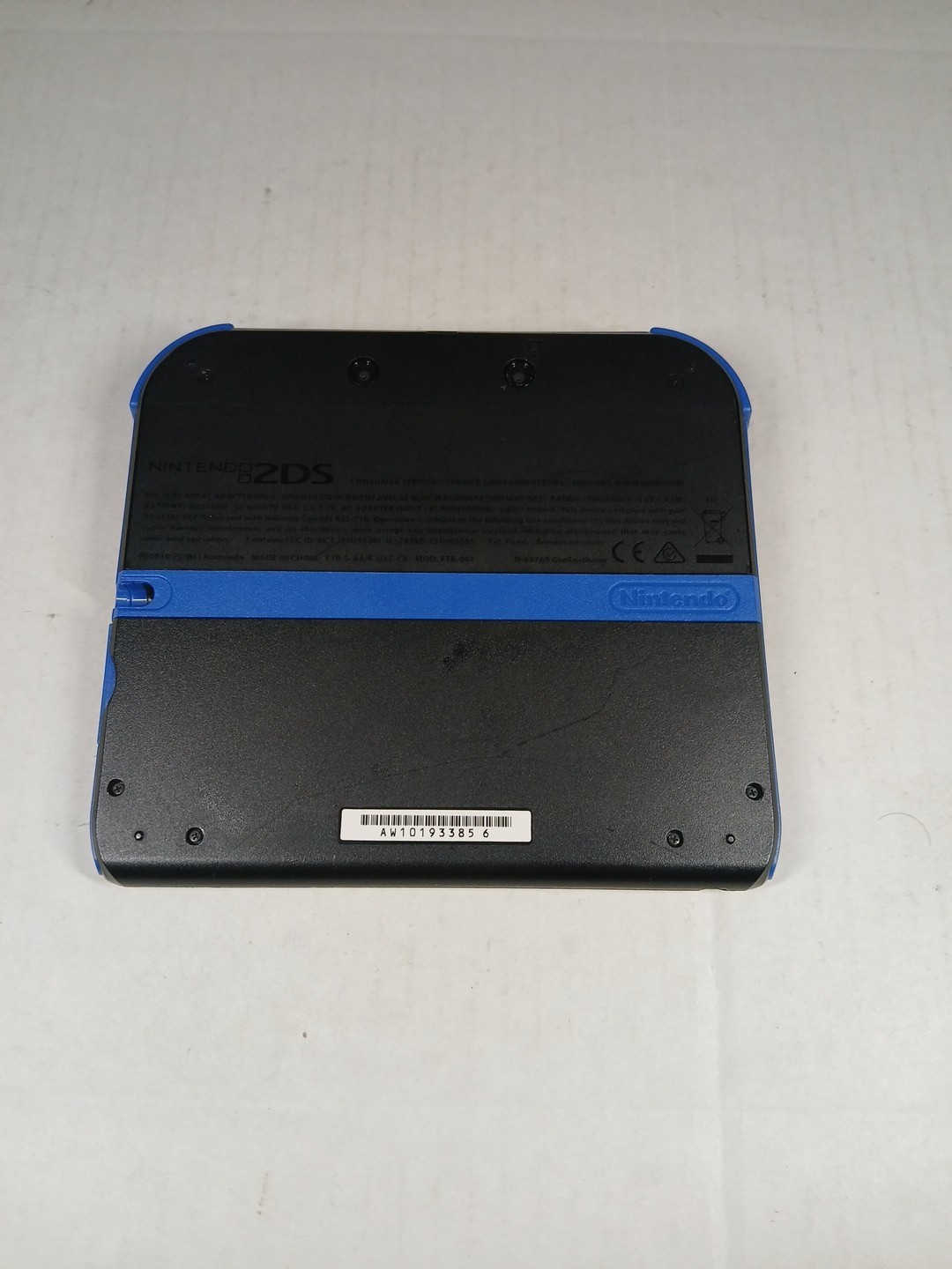 Nintendo 2DS Launch Edition Blue and Black No Stylus Tested Working